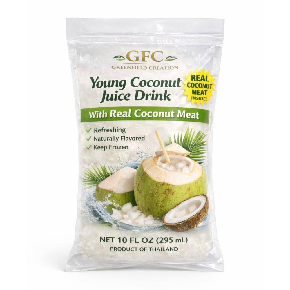 100% Coconut Water with Meat in Bag
